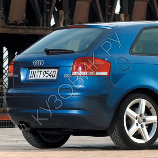 Бампер задний в цвет кузова 3дв Audi A3 8P (2003-2008) Бампер задний в цвет кузова 3дв Audi A3 8P (2003-2008)
