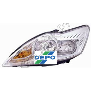 Фара левая Ford Focus 2 рестайлинг (2008-2011) DEPO