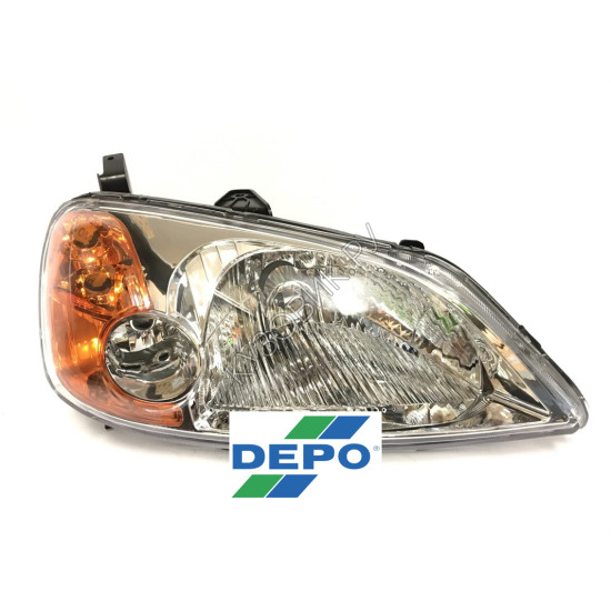 Фара правая Honda Civic седан (2001-2003) DEPO
