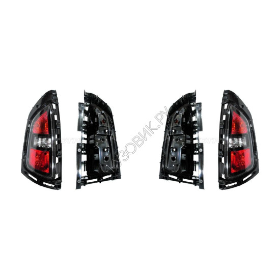 Фонари задние Киа Соул Kia Soul 1 (2009-2013) комплект 2 штуки левый и правый SAT высокое качество