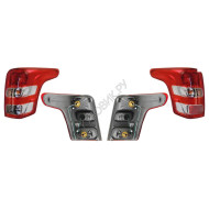 Фонари задние Митсубиси Л200 Mitsubishi L200 5 (2015-2019) комплект 2 штуки левый и правый SAT высокое качество
