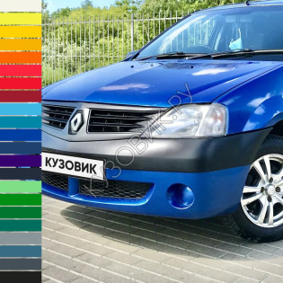Бампер передний в цвет кузова Renault Logan 1 (2004-2009) без птф
