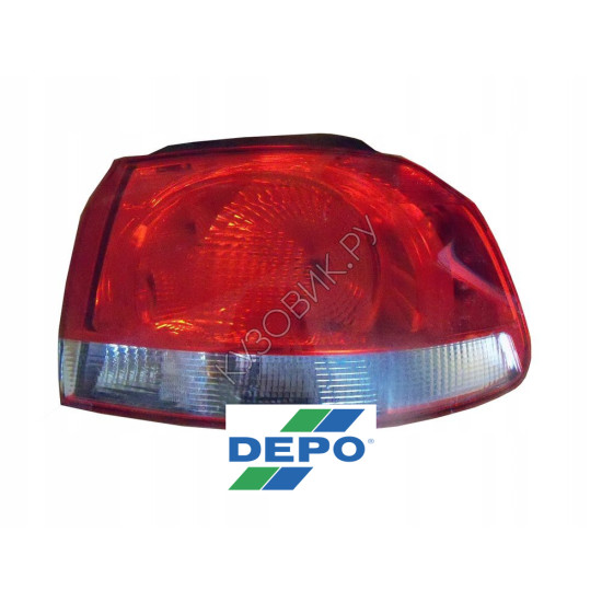 Фонарь правый задний в крыло Volkswagen Golf 6 (2009-2012) DEPO